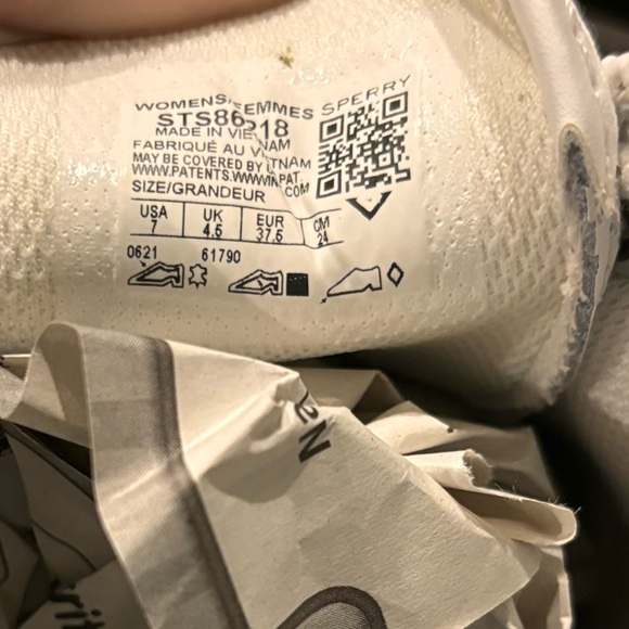 Sperry Top Slider Soletide Sneaker in White - Size 7 - Picture 5 of 16